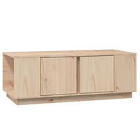 COUCHTISCH 110x50x40 cm Massivholz Kiefer - Braun, Holz (110/50/40cm) - furnicato