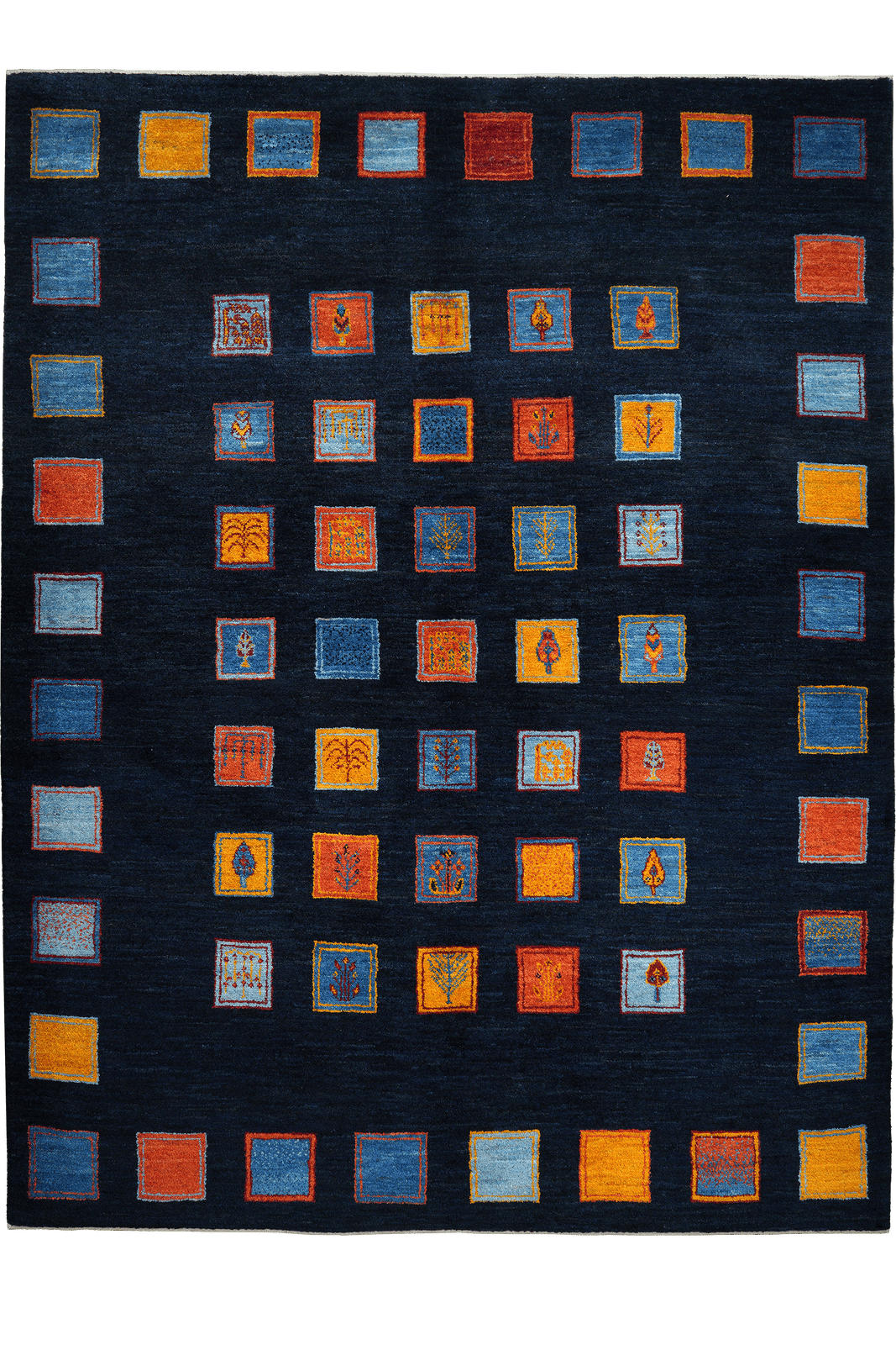 Looma Gabbeh-Teppich Blau 180x235 cm