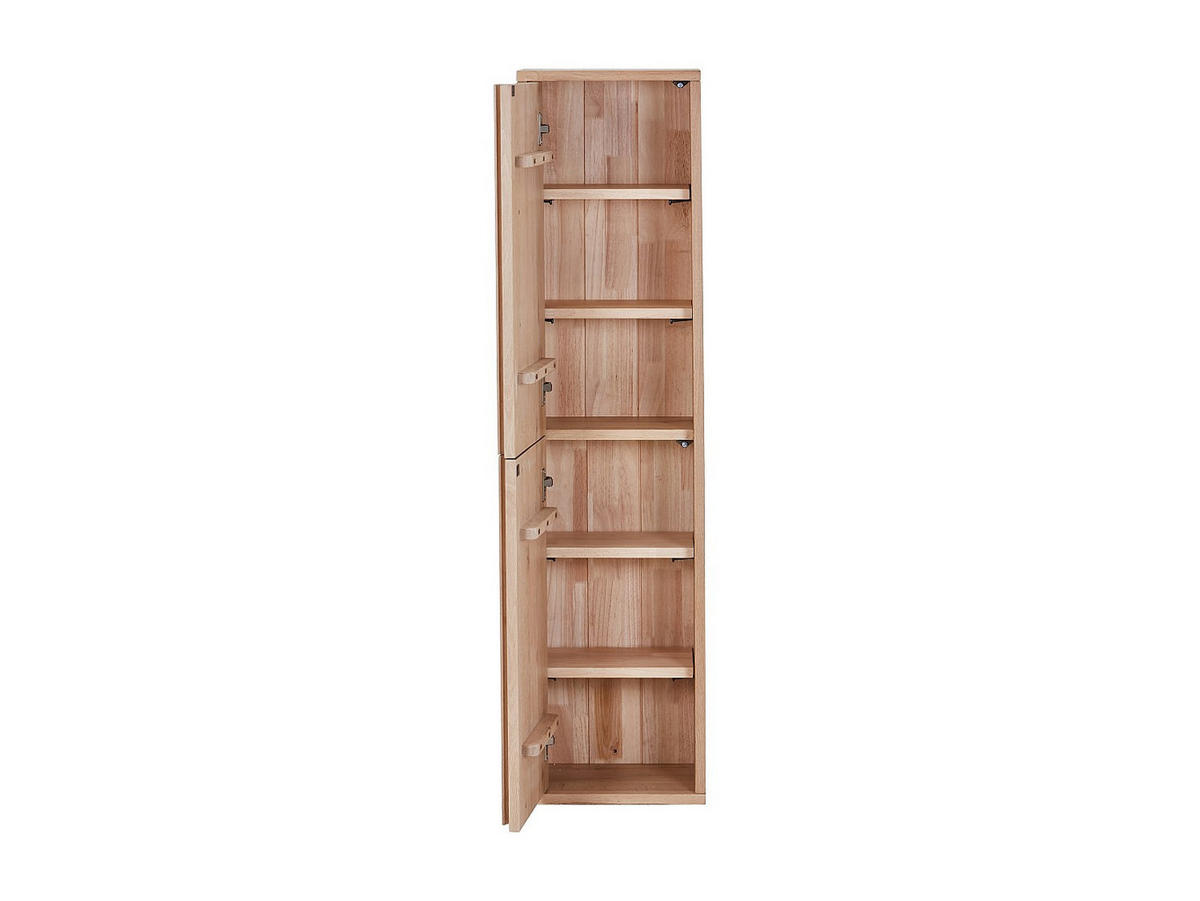 BADSCHRANK - 35 cm x 25 cm - holz - naturfarben hell Sarlo - Naturfarben, Holz (35/140/25cm) - Vente-Unique