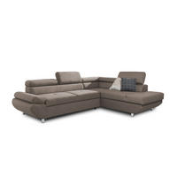 ECKSOFA Schlafsofa Panos In Esito - Beige, Holzwerkstoff/Textil (275/210cm) - Fun Möbel