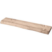 WANDREGAL rustikales 16/3,8/110 cm unbehandelt - Braun, Holz (110/3.8/16cm)
