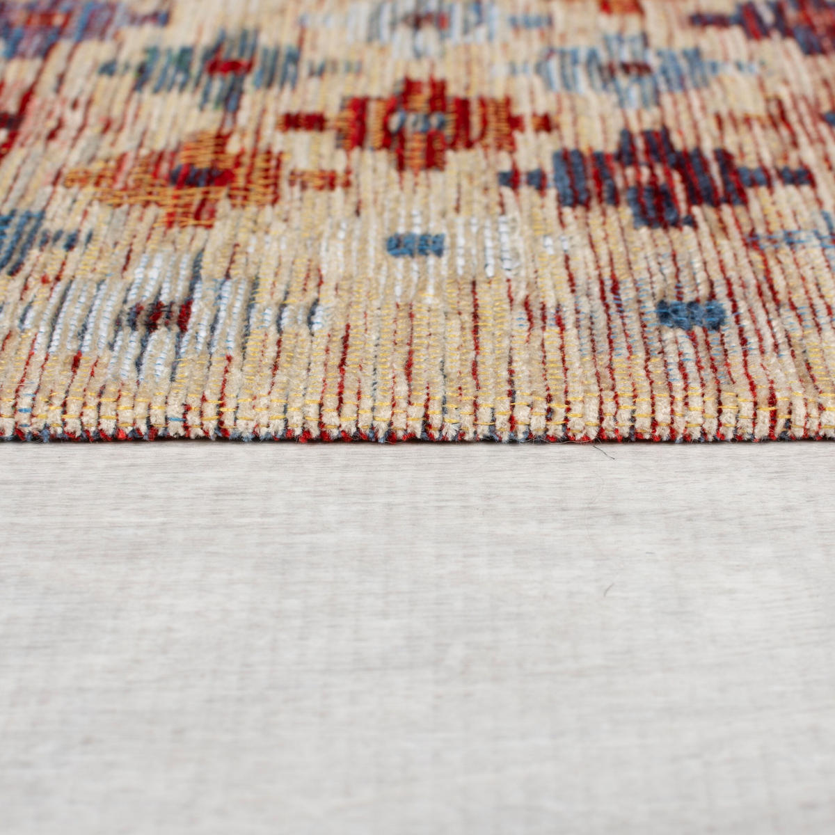 TEPPICH COQUET, mit Kreuz Muster, Rot-Bunt, 200 x 290 cm - Rot, Textil (200/290cm) - KADIMA DESIGN