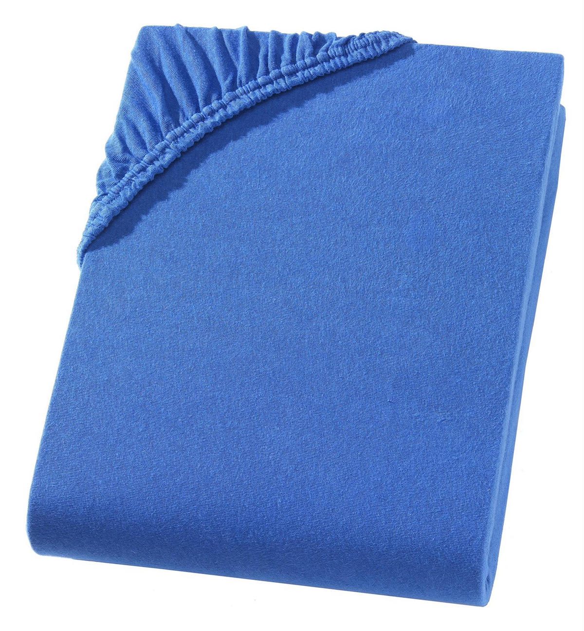 SPANNBETTLAKEN Boxspringbett Jersey 180x200 180x220 200x200 200x200, Wasserbett Bettlaken aus 100% Baumwolle - Blau, Textil (200/220cm) - Carpe Sonno