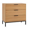 KOMMODE 80/80/40 Auri Eichenfarbe - Honigeiche, Holzwerkstoff (80/80/40cm) - VS Venta-stock
