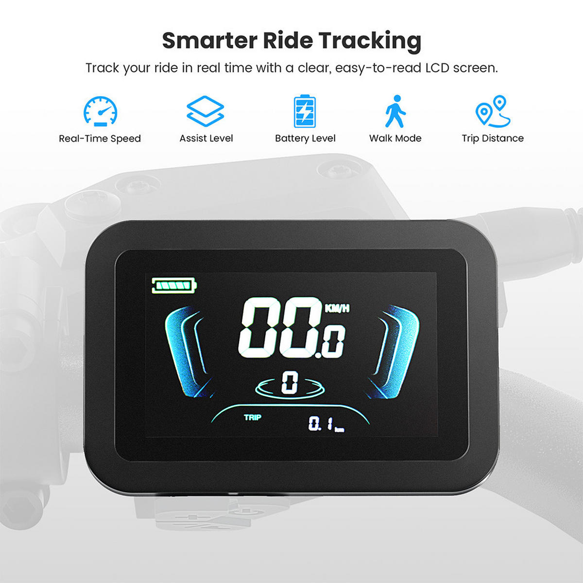 E-BIKE – 100 km Reichweite, 250W Motor, Komfort & Sicherheit im Alltag - Schwarz, Metall (85cm) - Touroll