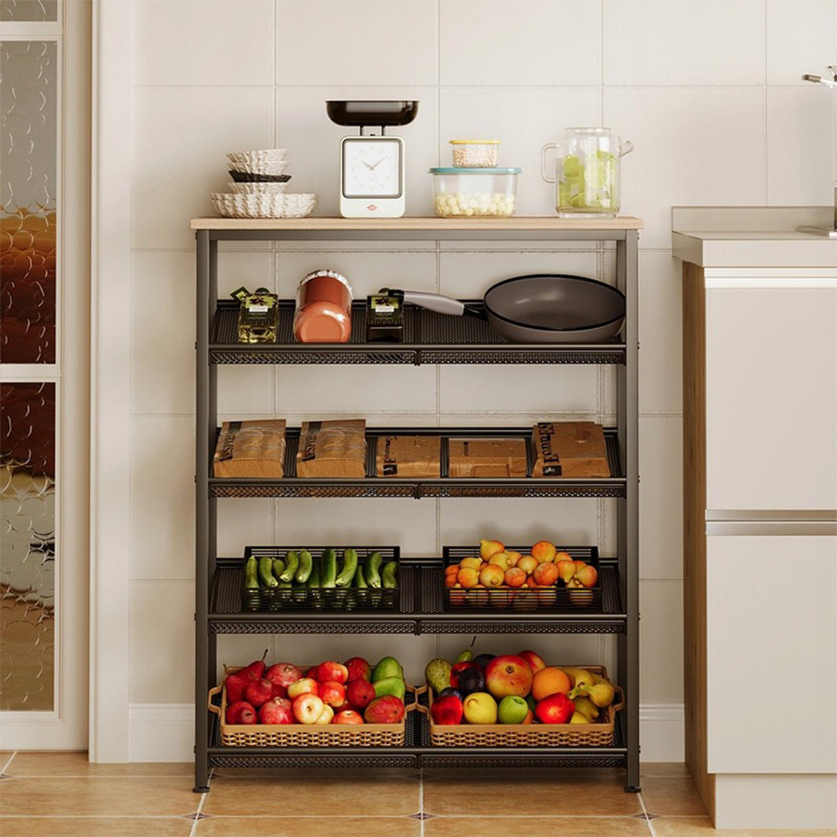 KÜCHENSCHRANK, braun 75/28/93 cm - Braun, Holzwerkstoff (75/93/28cm)