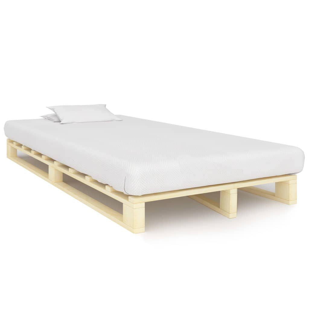 vidaXL Palettenbett Braun