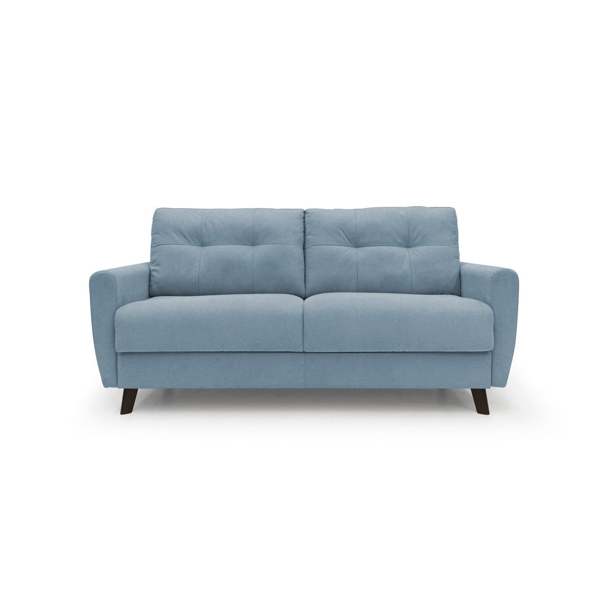 SCHLAFSOFA Callisto - Hellblau, Textil (208/97/96cm) - Divani.store