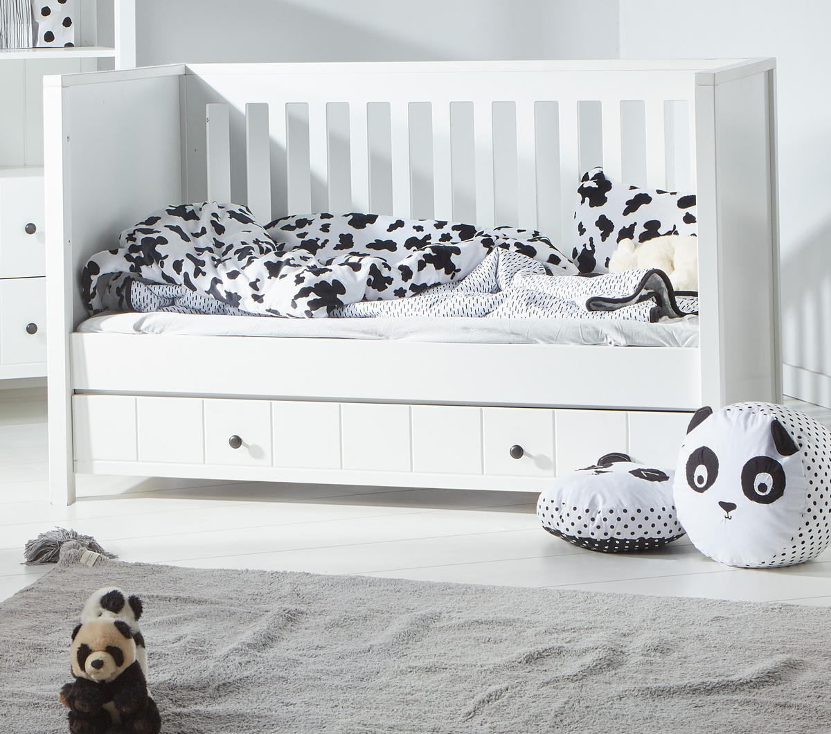 GITTERBETT Allpin 140/70 - Weiß, Holzwerkstoff (70/140cm) - RAUMHIRSCH FURNITURE