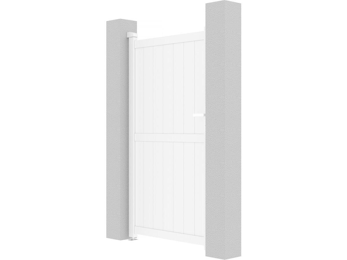 TOR lola weiss - Weiß, Metall (1/181/101cm) - Habitat Garten