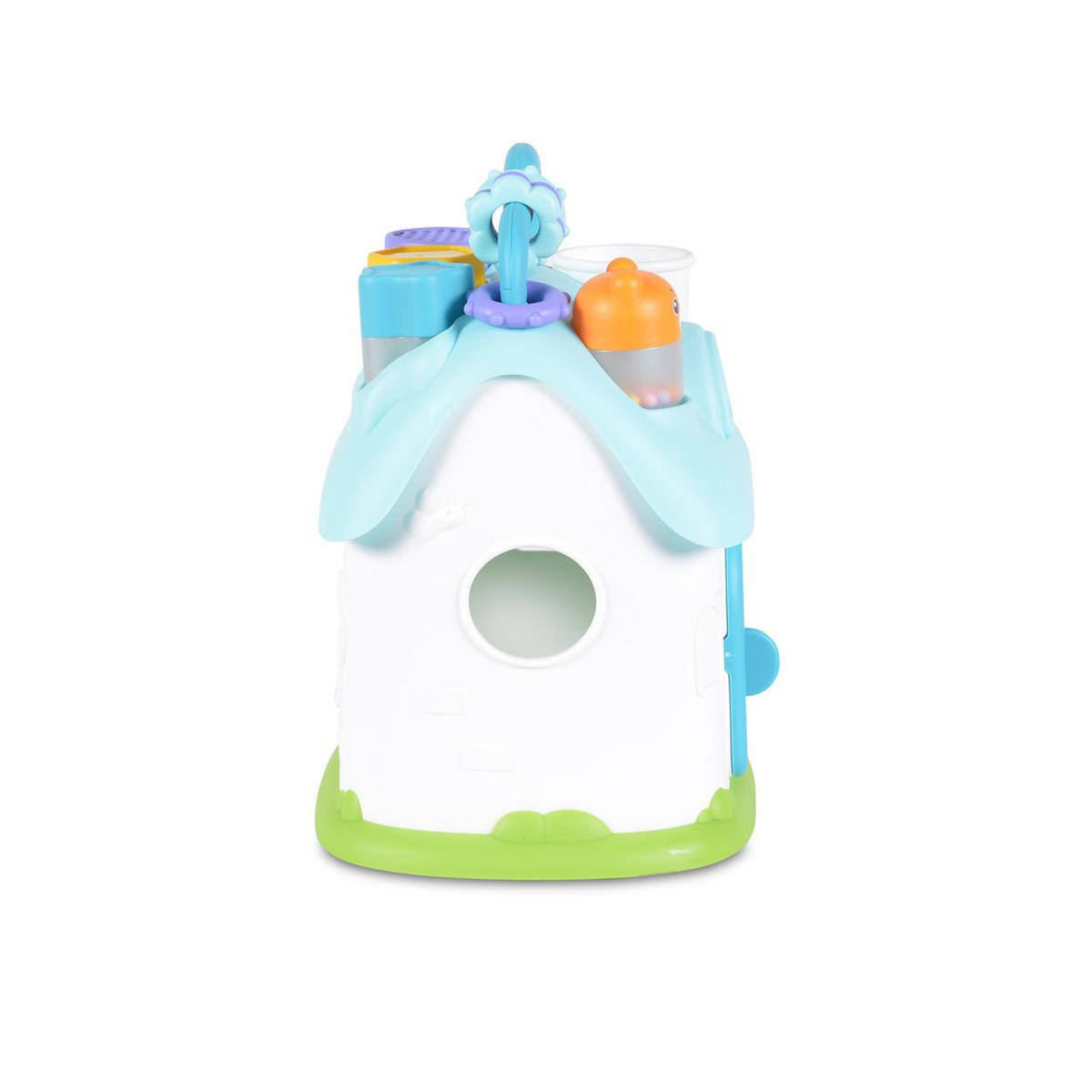 SORTIERSPIEL Elfenhaus QX-91163E blau Musik, Licht, Formen, Griff, Elfenhaus-Design, ab 19 Monaten - Blau, Kunststoff (16/24/20cm) - Moni