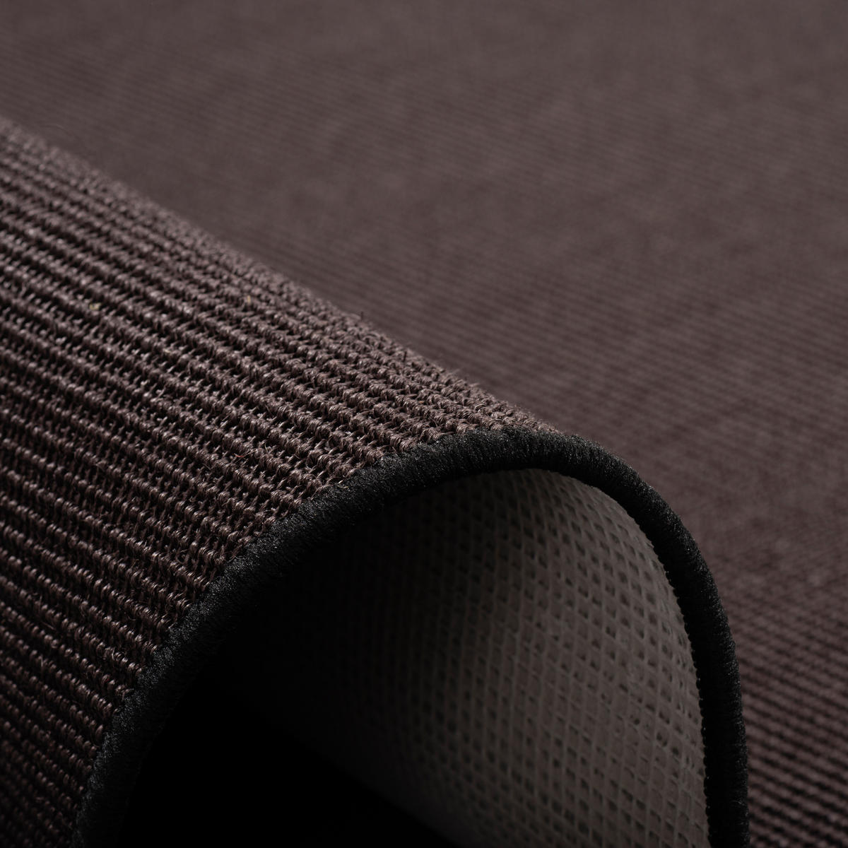 SISAL NATUR TEPPICH RUND - Schwarz, Textil (160/160cm) - Snapstyle