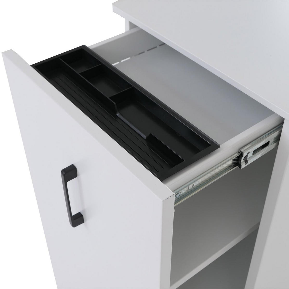 AKTENSCHRANK Weiß - Weiß, Metall (43/74/80cm) - MCW