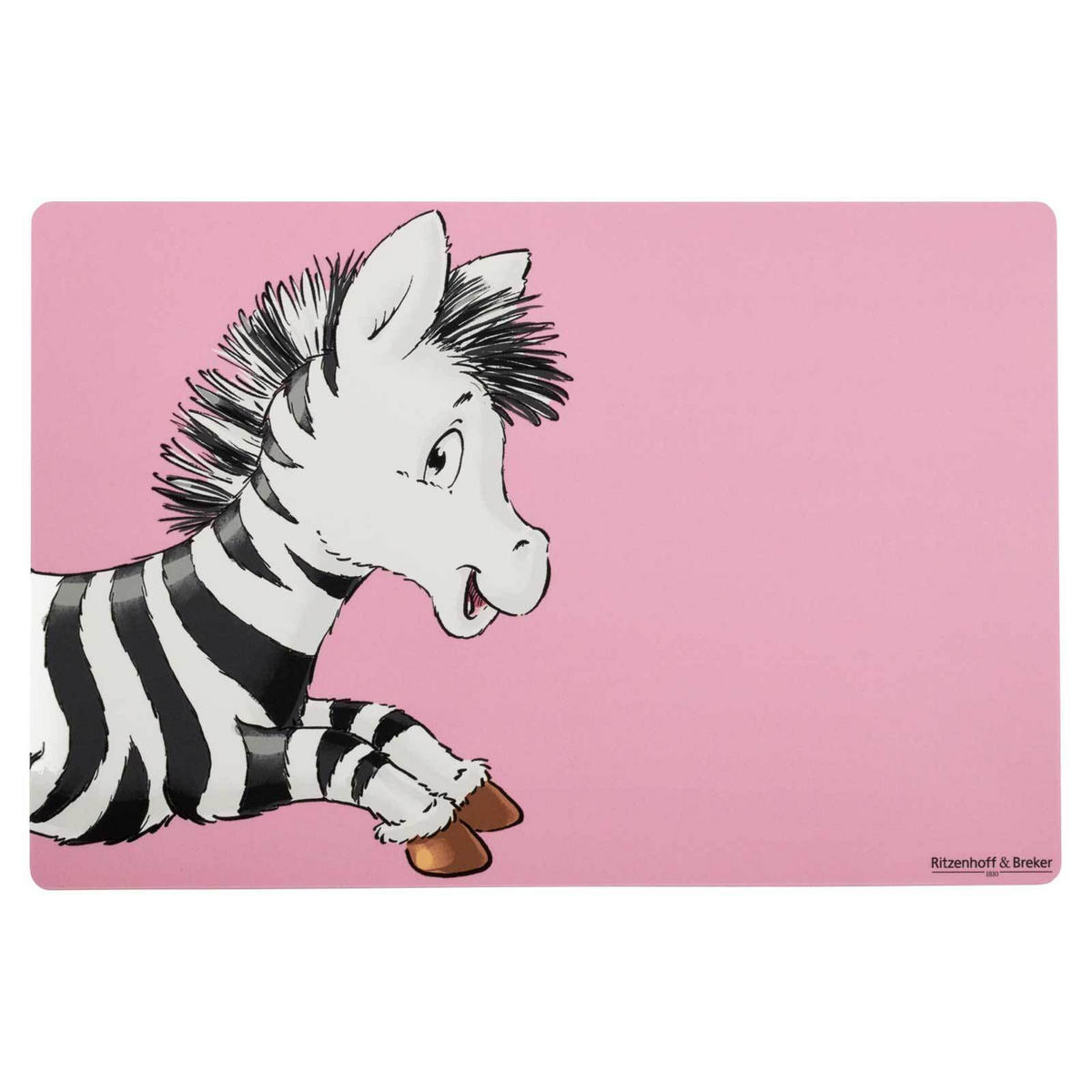 KINDERGESCHIRR Happy Zoo Zebra 8er Set - Pink, Keramik (1/1/1cm) - Ritzenhoff Breker