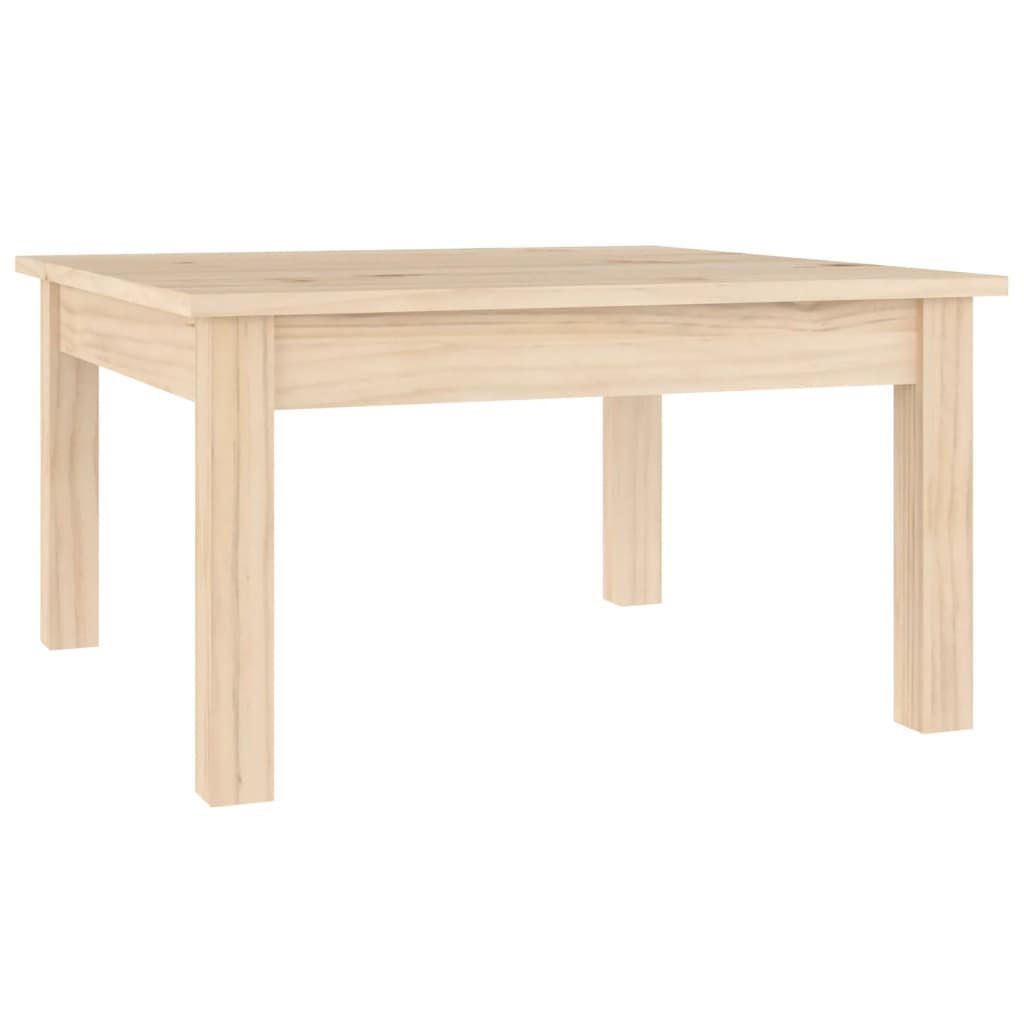 COUCHTISCH 55x55x30 cm Massivholz Kiefer - Hellbraun, Holz (55/55/30cm) - furnicato