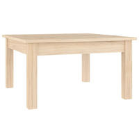 COUCHTISCH 55x55x30 cm Massivholz Kiefer - Hellbraun, Holz (55/55/30cm) - furnicato