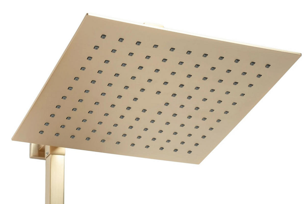 DUSCHGARNITUR Rea Jack Brushed Gold - Goldfarben, Metall (21.5/102/45cm) - REA