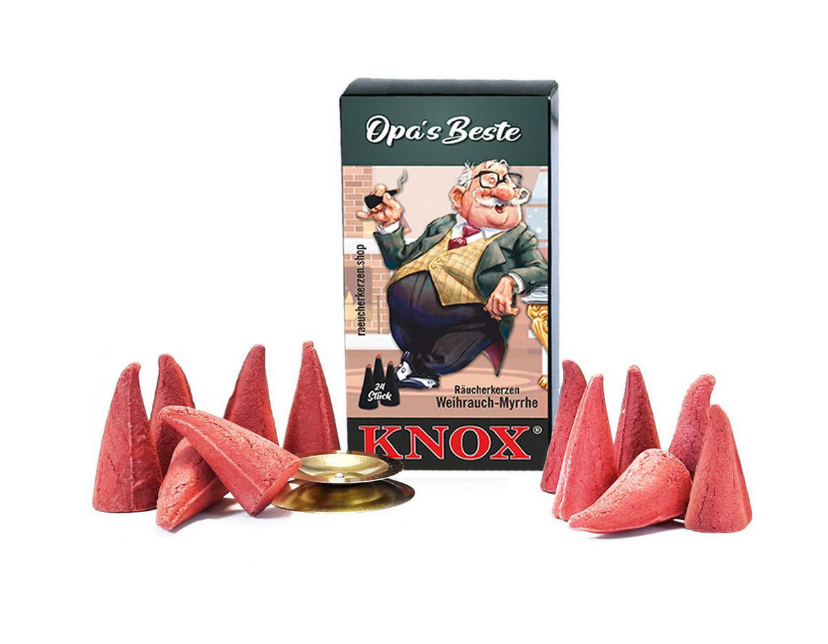 RÄUCHERKERZEN Sparset Sandel-Riesen, Glimmschale, Opas Beste Weihrauch - Multicolor, Metall (6.5/2.3/12.5cm)