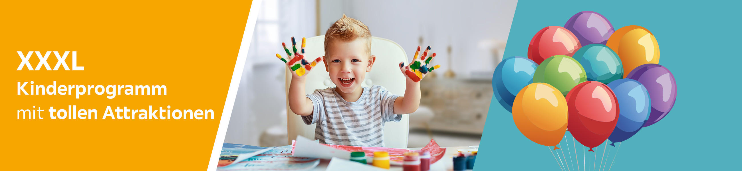 XXXL Kinderprogramm mit tollen Attraktionen