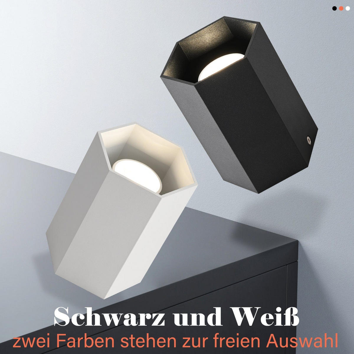 DECKENSTRAHLER Franky 11/10.3/11cm - Weiß, Metall (11/10.5/11cm) - ZMH