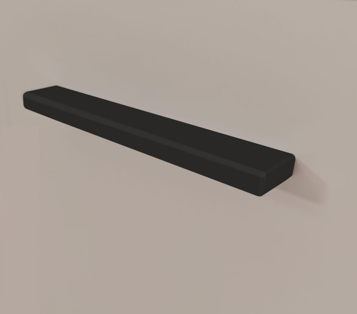 SCHUHSCHRANK samtfarben 50 cm, Schuhkommode aufklappbar mit 6 Fächern - Beige/Schwarz, Holzwerkstoff/Kunststoff (50/110/34cm) - Furn.Design