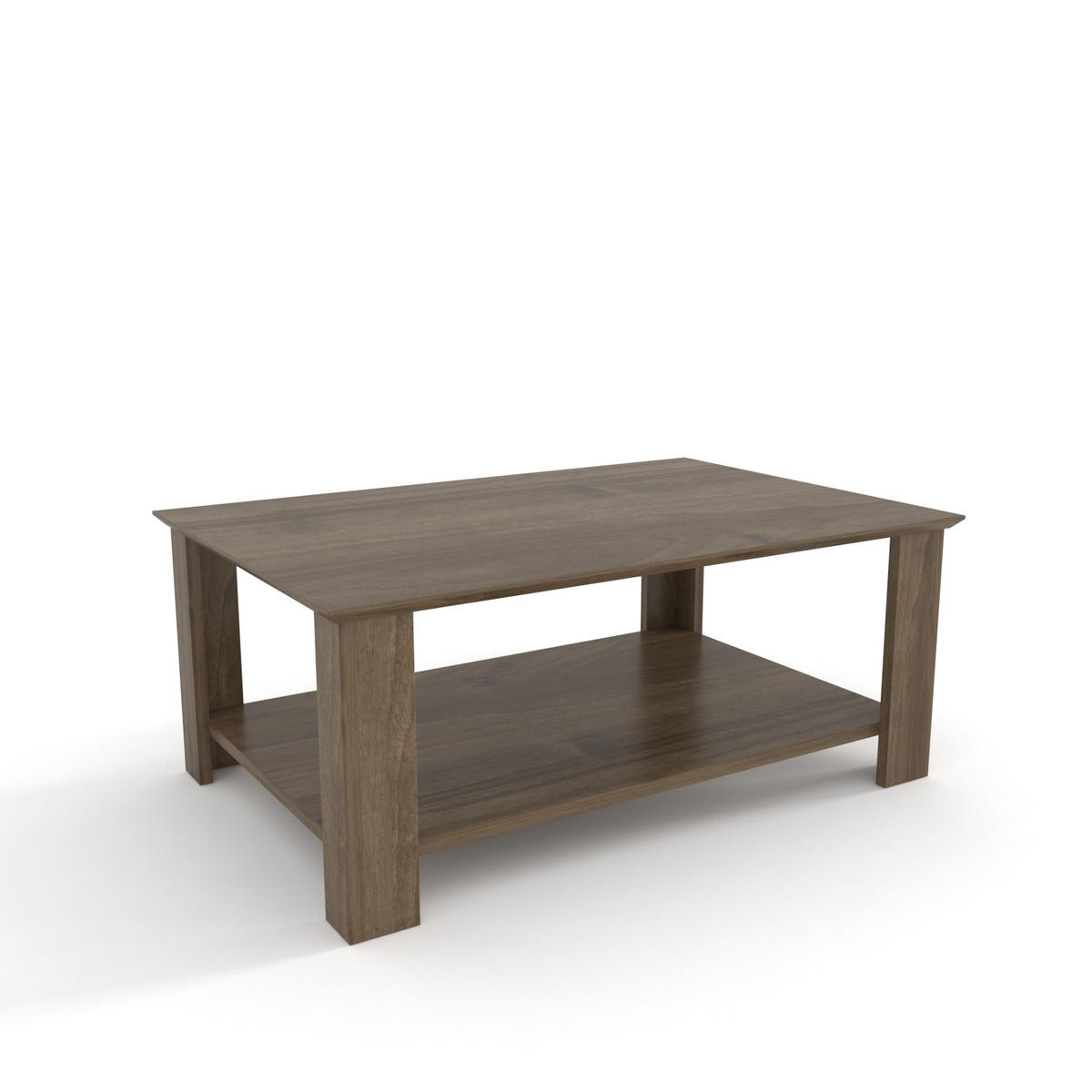 COUCHTISCH Leroy Nussbaum - Braun, Holzwerkstoff (90/60/37cm) - Decorotika