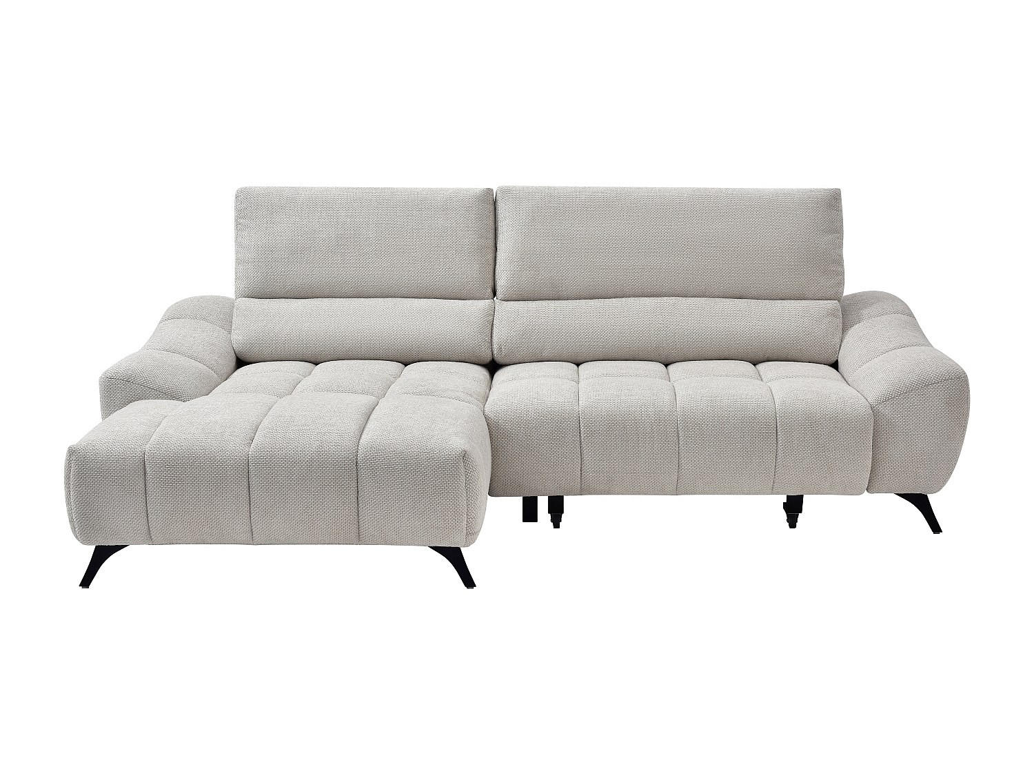 RELAXSOFA - 4 Personen - Stoff - Beige - Beige, Textil (270/105/175cm) - Vente-Unique