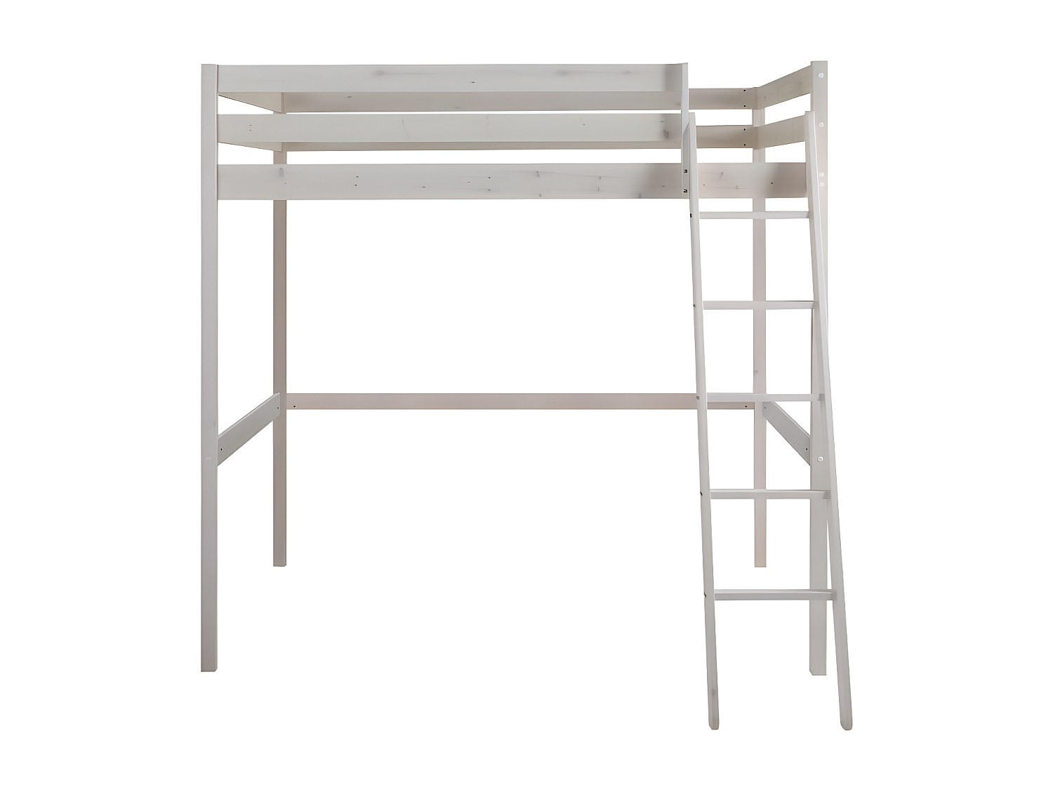 HOCHBETT - 2 Personen - holz - weiß Gedeon - Weiß, Holz (140/190cm) - Vente-Unique