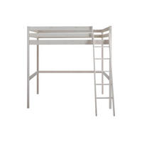 HOCHBETT - 2 Personen - holz - weiß Gedeon - Weiß, Holz (140/190cm) - Vente-Unique