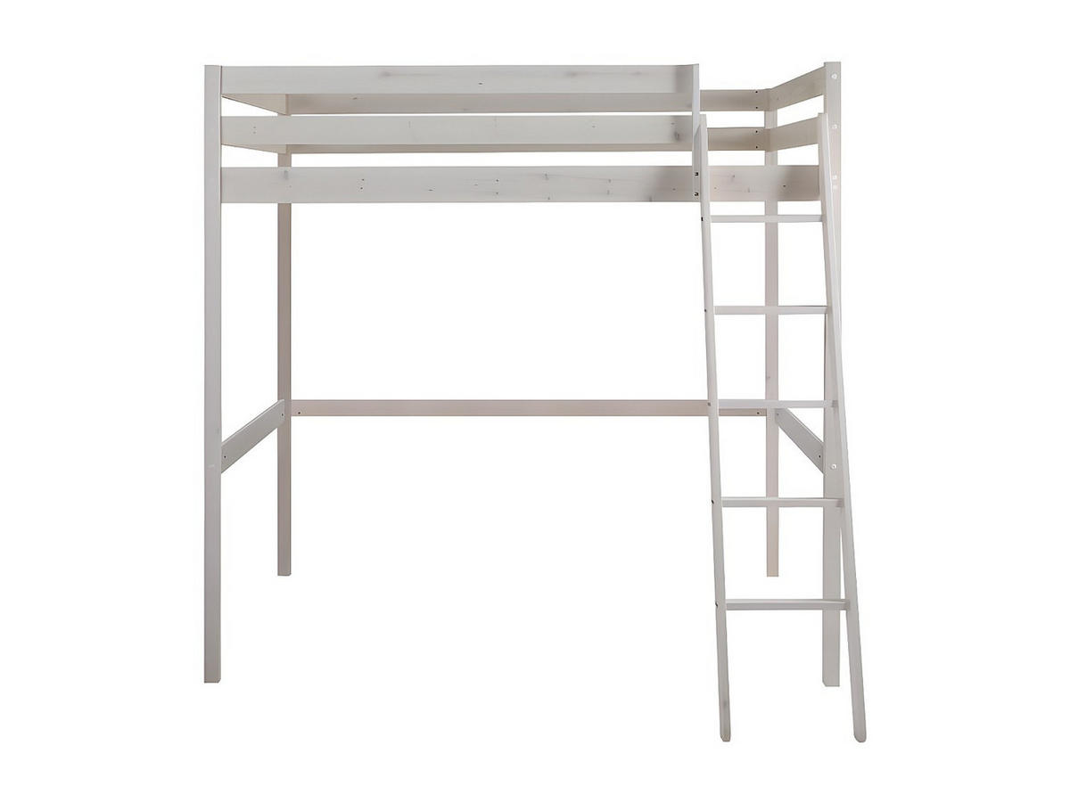 HOCHBETT - 2 -Sitzer - Kiefer - weiß - GEDEON - Weiß, Holz (203.5/198cm) - Vente-Unique