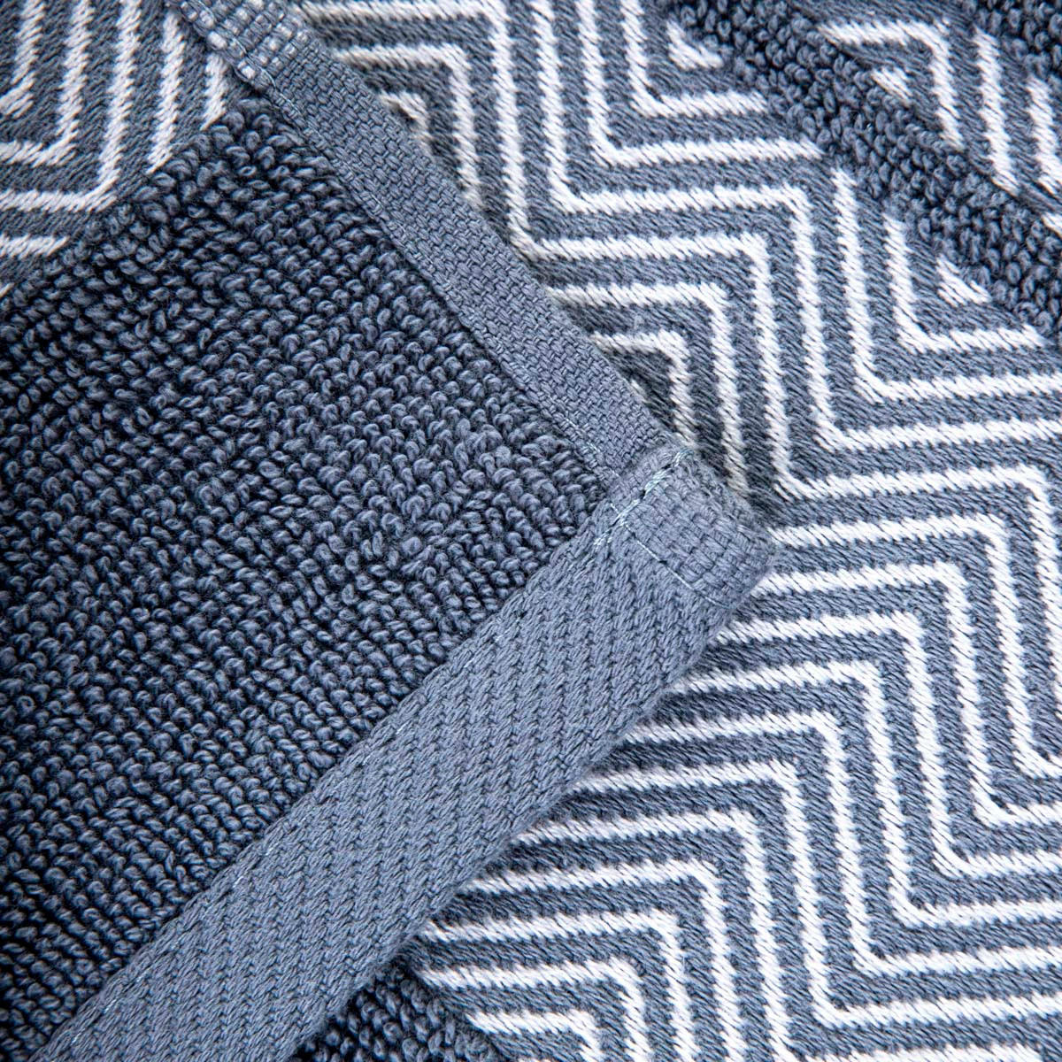 BADETUCH Maiara blau 50/90 cm - Blau, Textil (50/90cm) - Homla