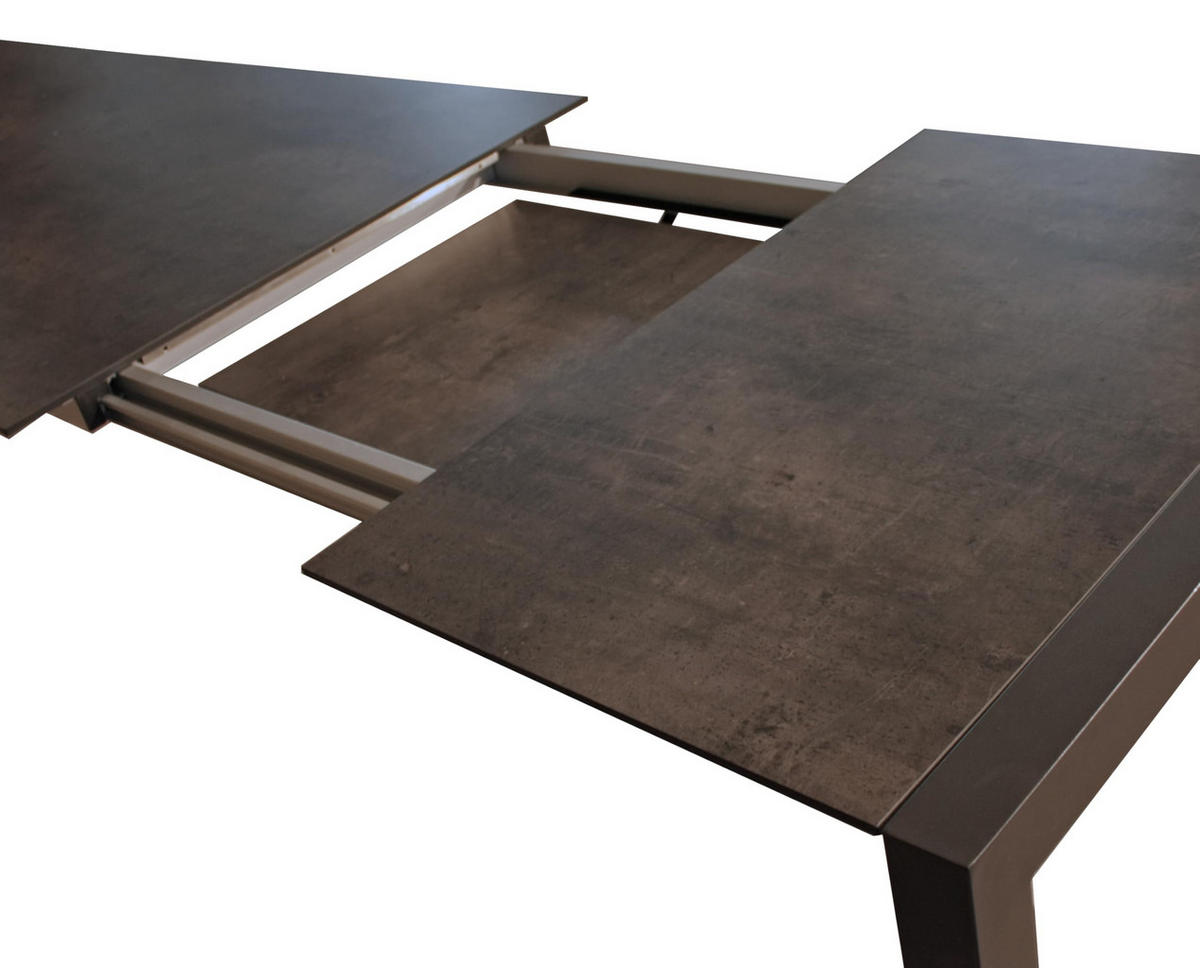 GARTEN-SITZGRUPPE Hauke 9-teilig Gartenmöbel-Set - Schwarz, Kunststoff - DELUKE