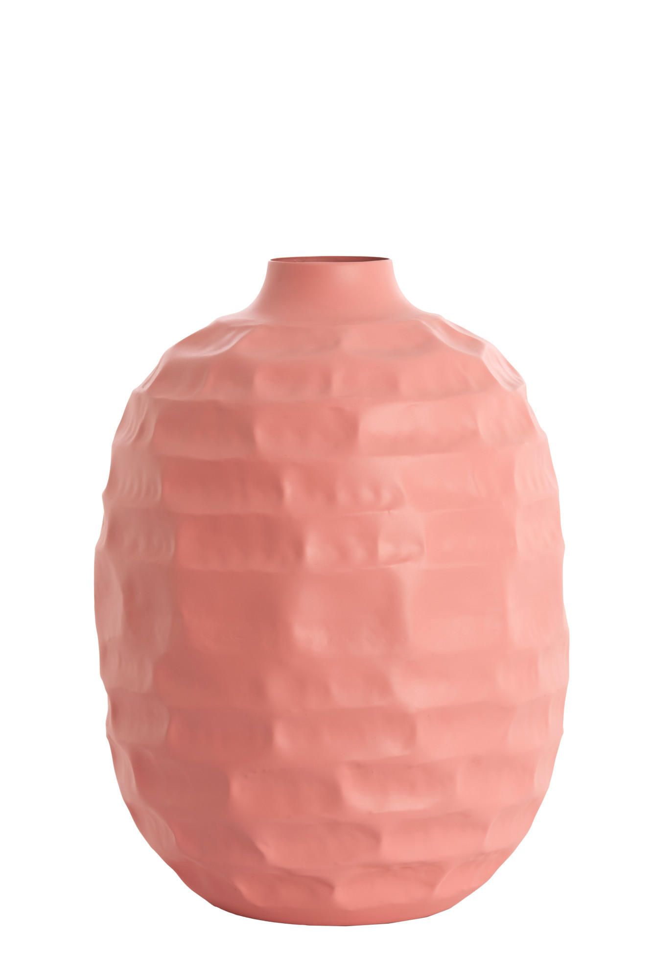 VASE Tariva Rosa Ø25/35 cm - Pink, Metall (35cm) - Light & Living