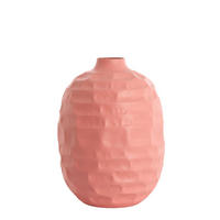 VASE Tariva Rosa Ø25/35 cm - Pink, Metall (35cm) - Light & Living