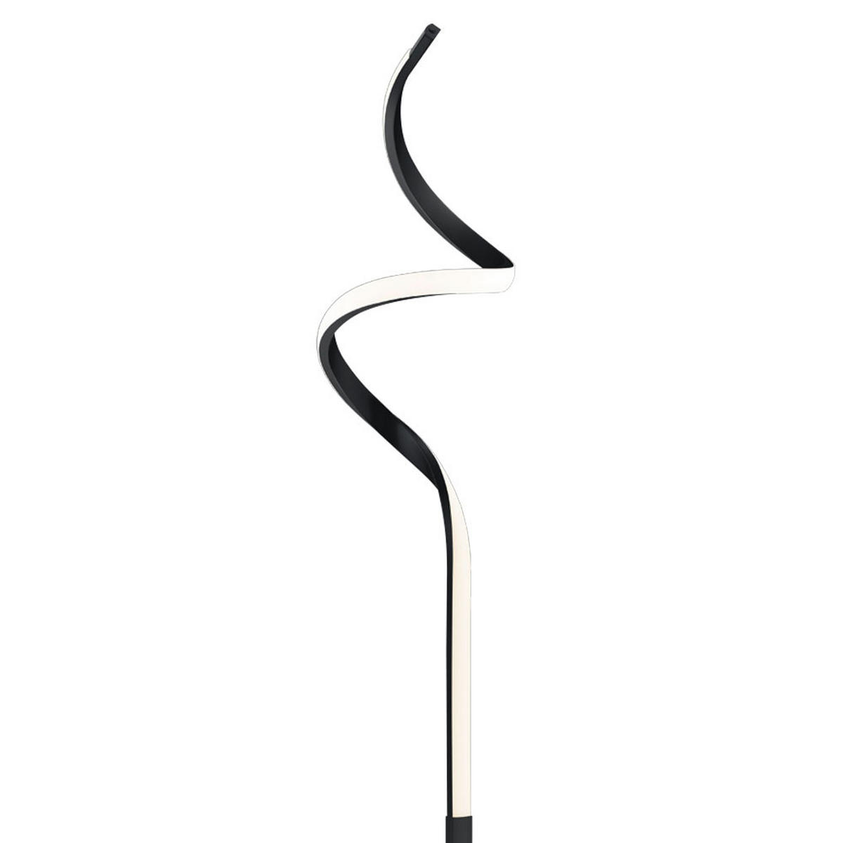 LED STEHLEUCHTE Course Schwarz Matt - Schwarz, Metall (20/20/145cm)