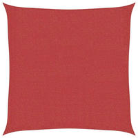 SONNENSEGEL 160 g/m² Rot 2,5x2,5 m HDPE - Rot, Textil (250/250cm) - furnicato