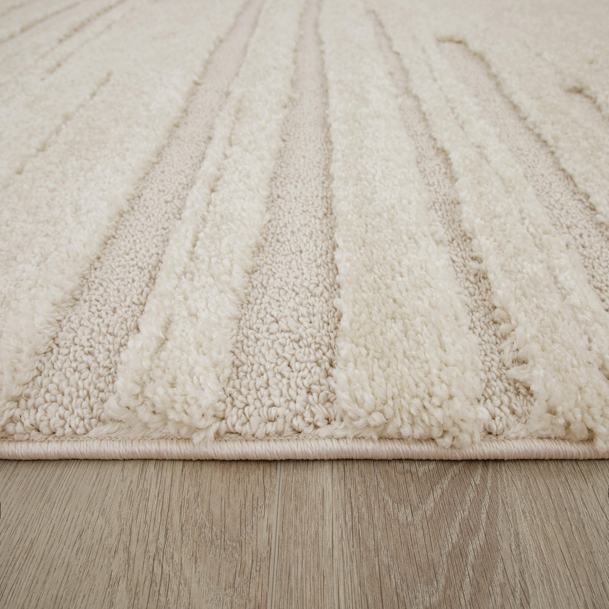 HOCHFLORTEPPICH 120/160 cm Genua 742 - Creme, Textil (120/160cm) - Paco Home