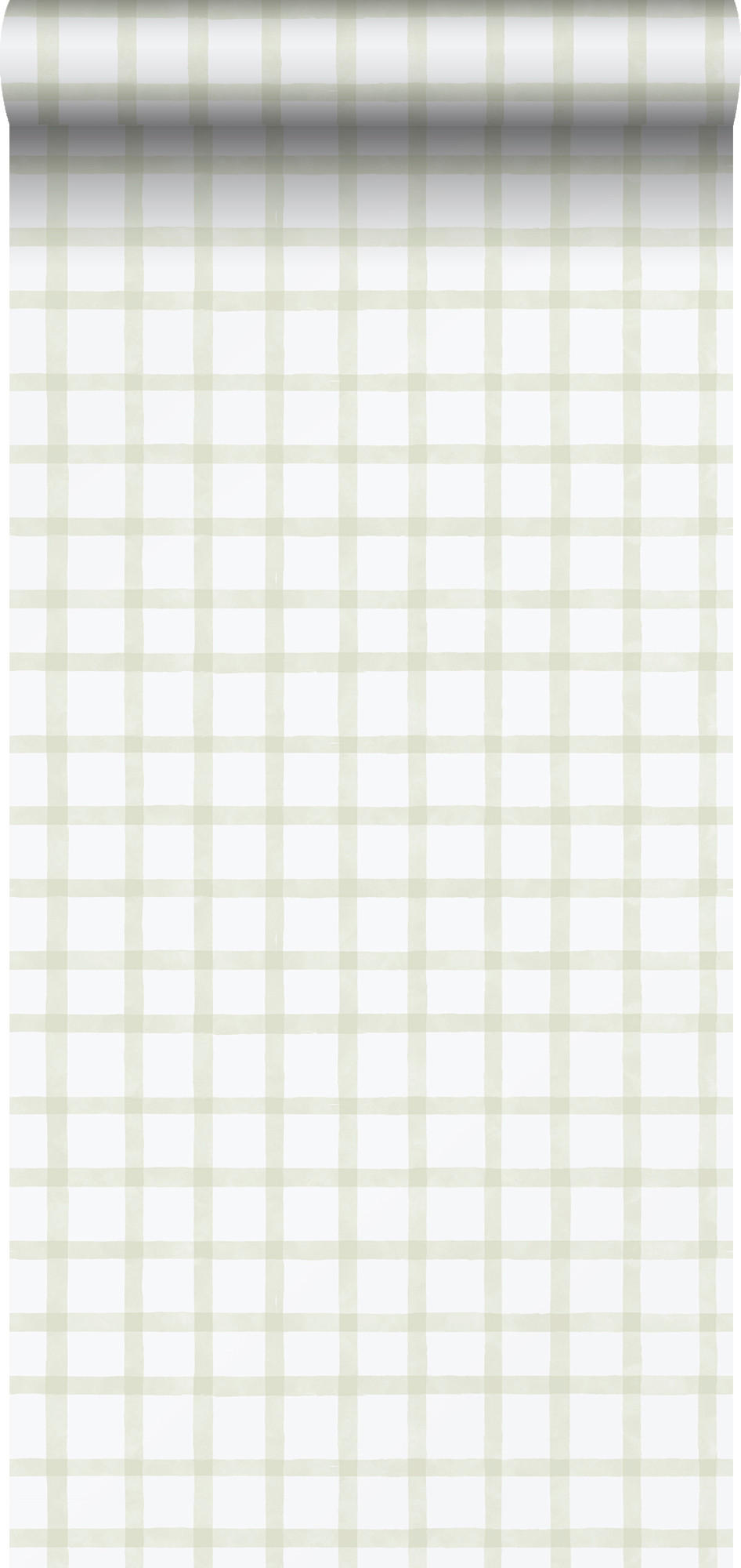 TAPETE Karomuster 53 cm x 10.05 m - Weiß, Papier (53/1000cm) - Sanders & Sanders