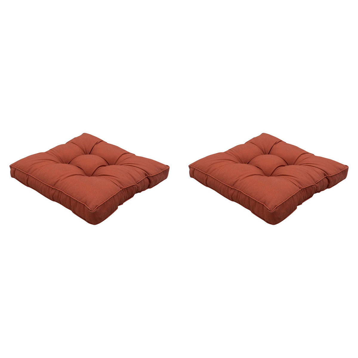 SITZKISSEN Panama 73/73 cm 2er-Set - Rot, Textil (73/8/73cm) - Madison