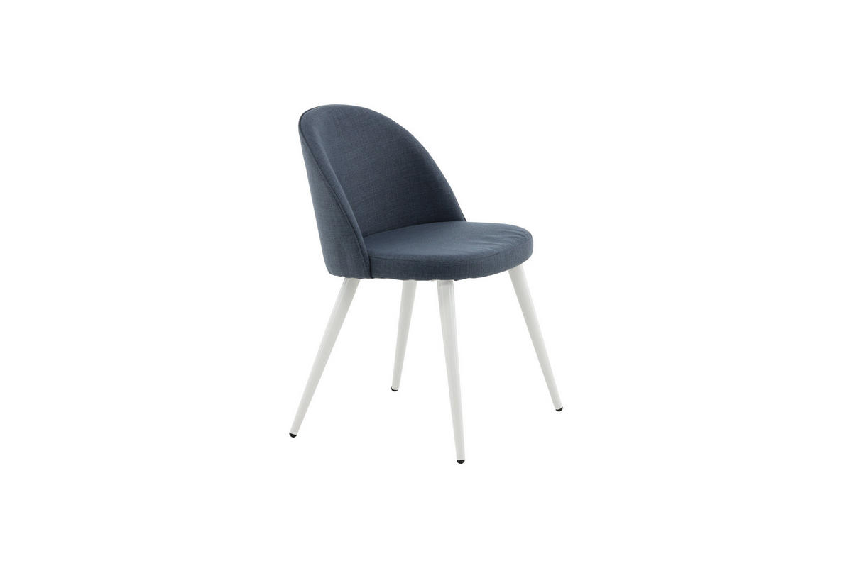 ESSZIMMERSTUHL Velvet Blau 50x57x77 - Blau, Textil (50/77/57cm) - FURNLUX