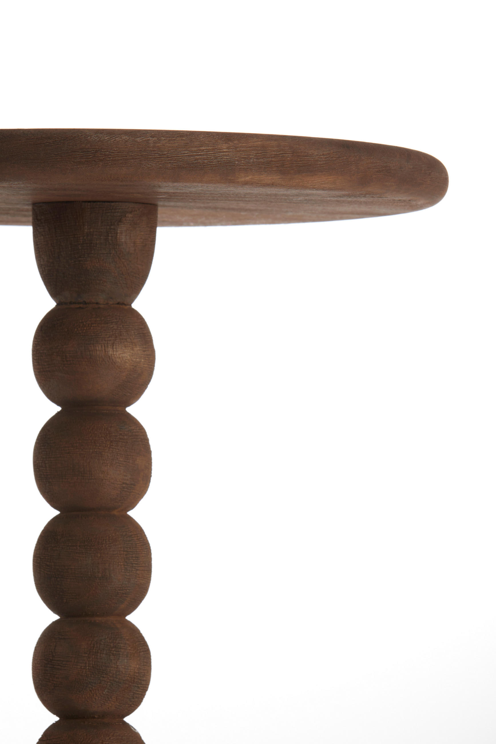 BEISTELLTISCH Veglio Braun Ø35/54 cm - Dunkelbraun, Holz (35/35/54cm) - Light & Living