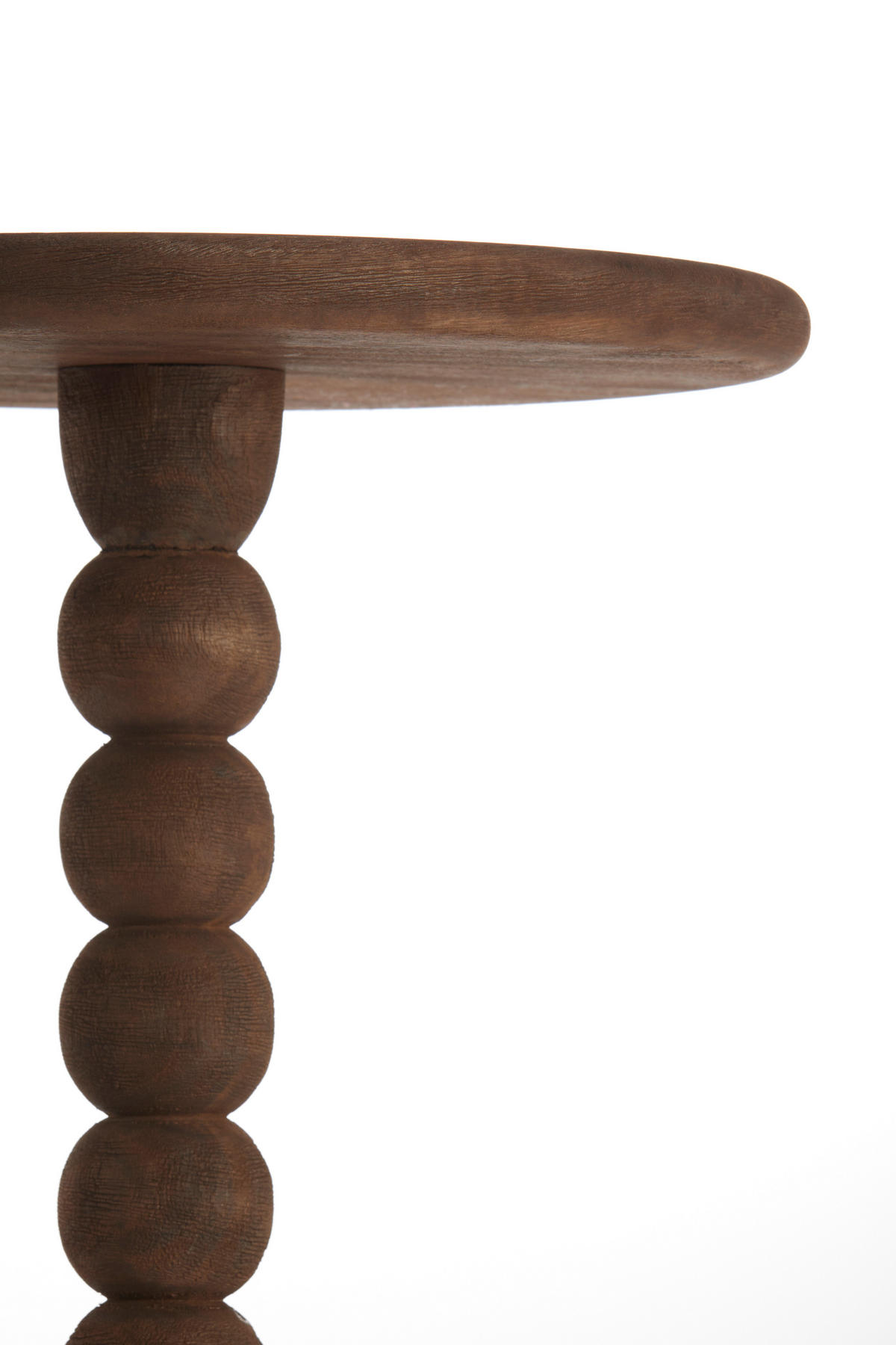 BEISTELLTISCH Veglio Braun Ø35/54 cm - Dunkelbraun, Holz (35/35/54cm) - Light & Living