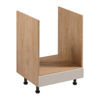 HERDUMBAUSCHRANK D60ZK – Sorento Beige Sonoma Eiche – Beige / Sonoma Eiche - Beige/Sonoma Eiche, Holzwerkstoff (60/87/52cm) - ROYAL24_MARKT