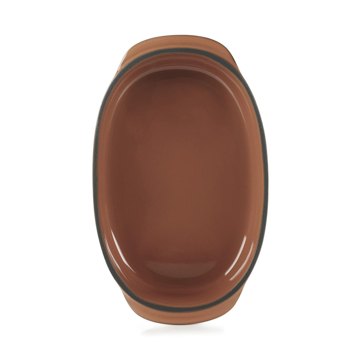AUFLAUFFORM RECHTECKIG 16 x 11 cm Zimt CARACTERE - Braun, Keramik (11/4.5/16cm) - Revol Porcelaine France
