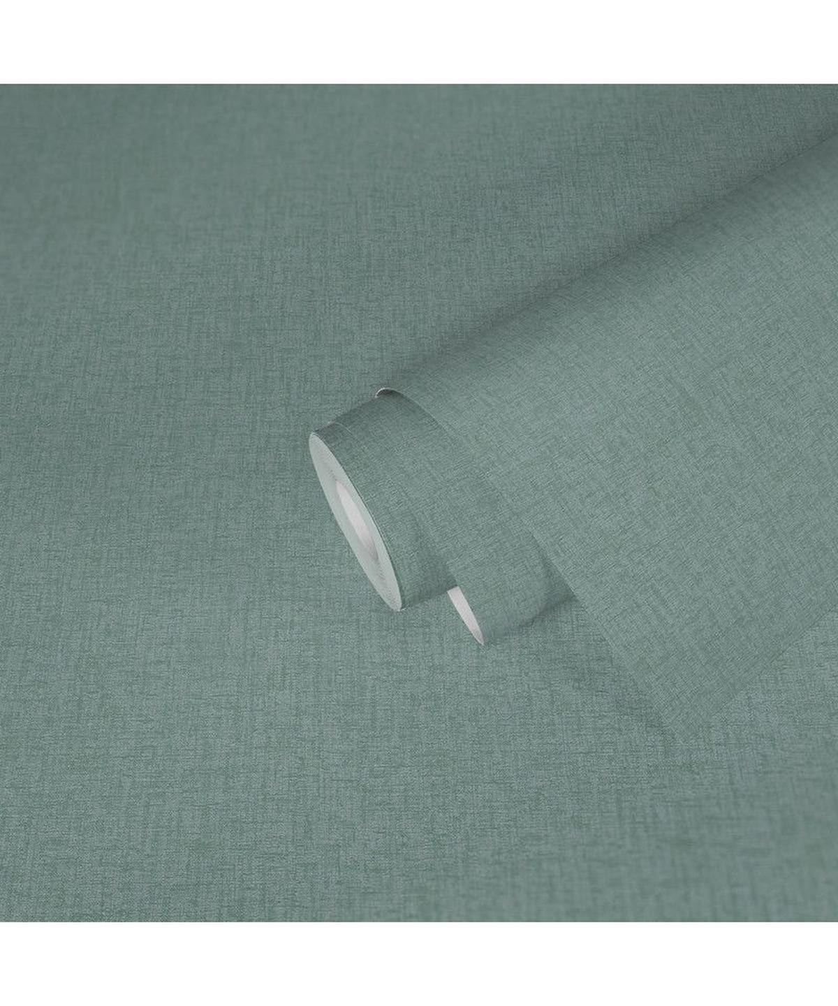 VLIESTAPETE Grün 53/1005 cm - Grün, Textil (53/1cm) - KUNSTLOFT