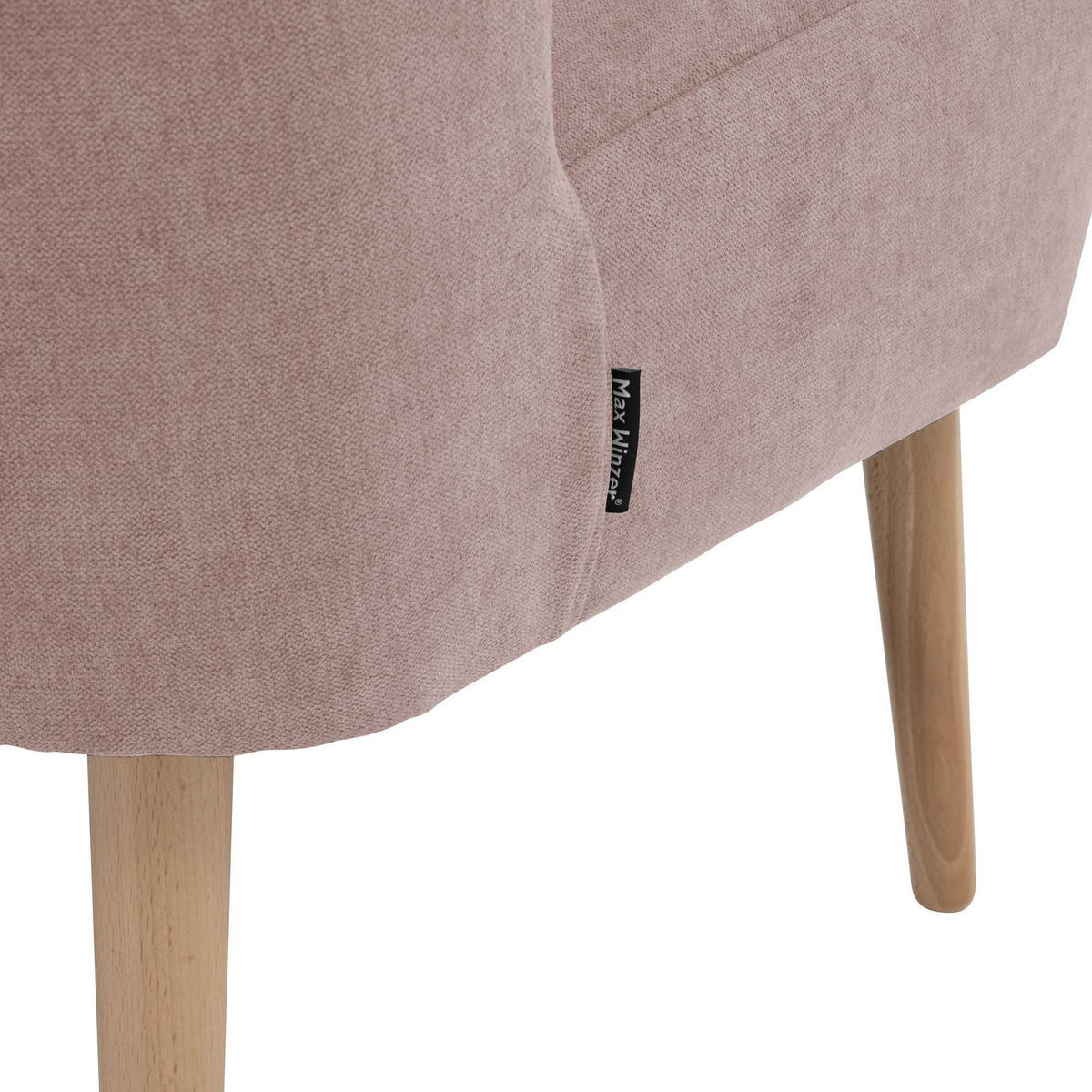 SESSEL Kamle Bezug Flachgewebe Buche natur / rosé - Rosa, Kunststoff (68/78/58cm) - 58aufmkessel