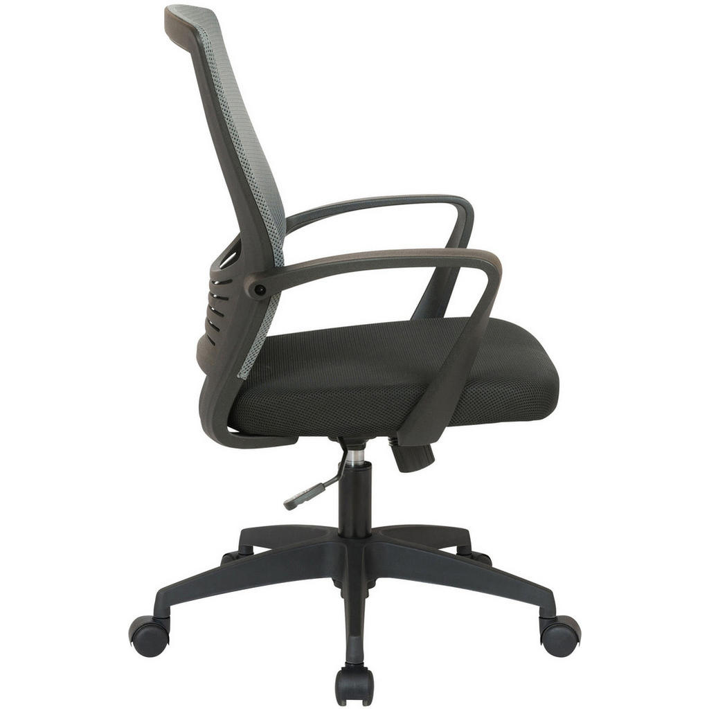 Thumbnail - TPFLiving Bürostuhl, Grau, Textil, 53x101x53 cm, Arbeitszimmer, Bürostühle, Drehstühle