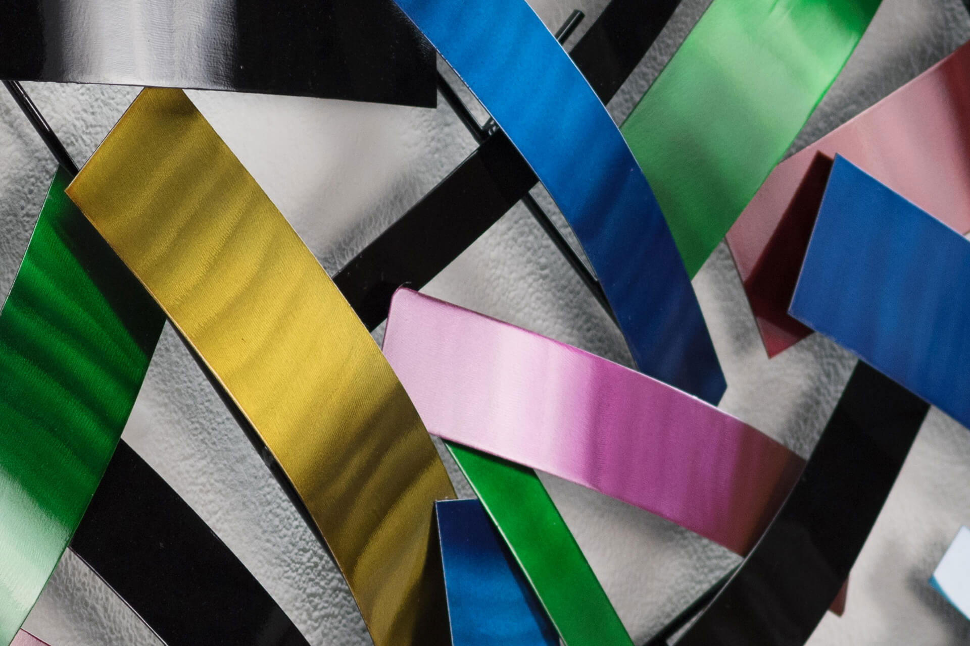 WANDDEKO Bunt 106/70 cm - Multicolor, Metall (5.31/70/9cm) - KUNSTLOFT