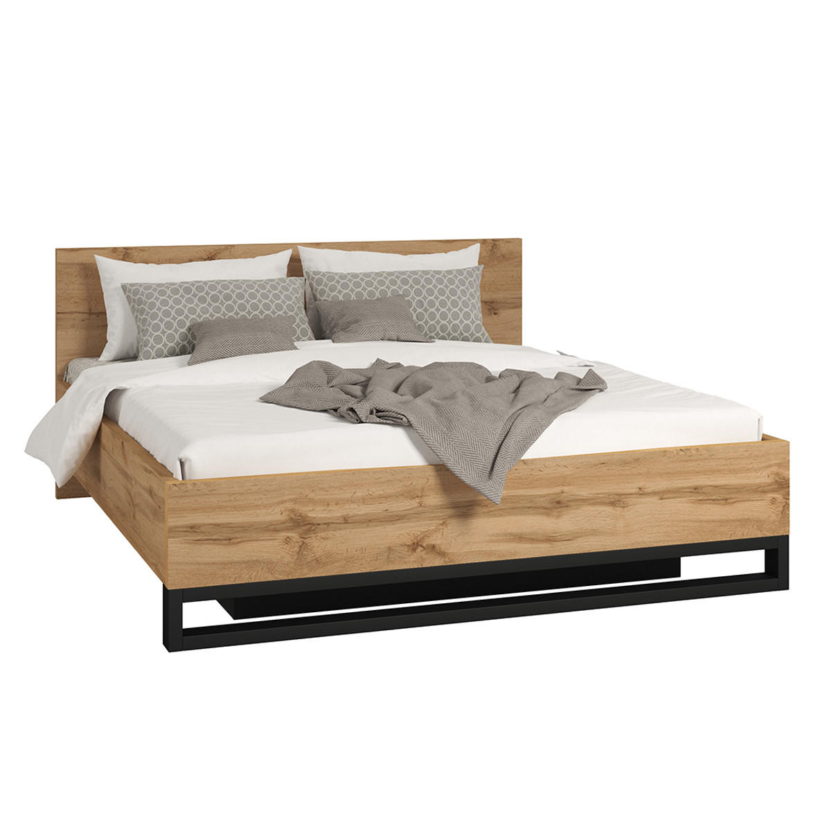 BOXSPRING POSTEL 180/200 Eden Dřevo - hnědá, kompozitní dřevo (180/200cm) - Petits-meubles