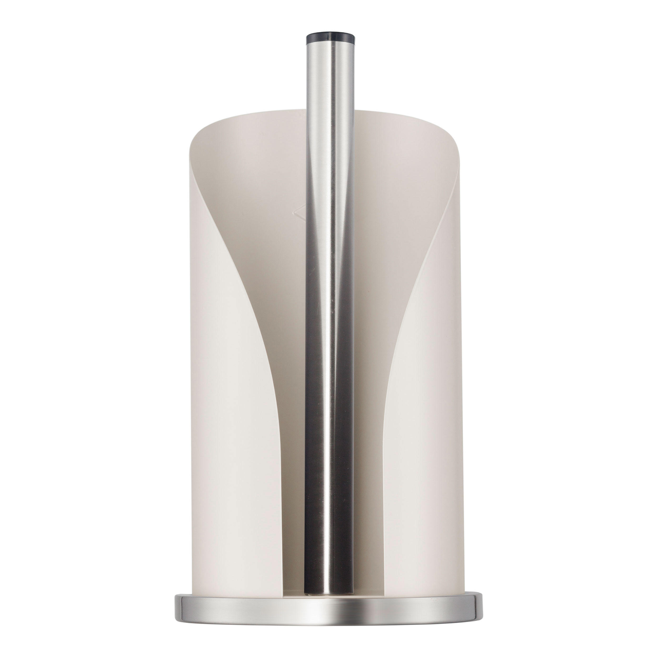 ROLLENHALTER für Küchen- und WC-Rollen Sand matt - Beige, Metall (15.5/30/15.5cm) - Wesco